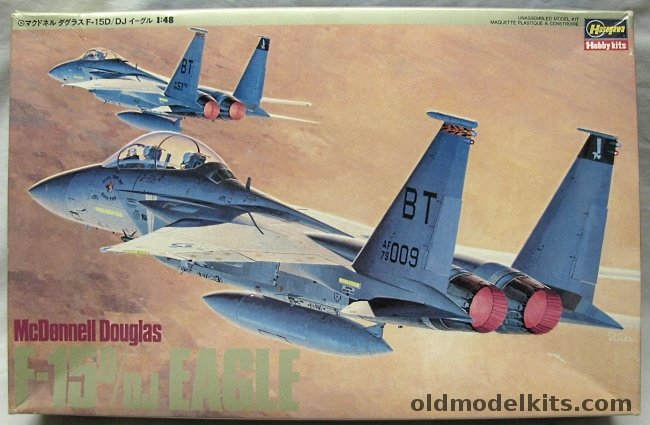 Hasegawa 1/48 F-15D / F-15DJ Eagle - USAF 'Tiger Meet 1982' 53 TFS 36 TFW / JASDF DJ of 204 Sq. 7, P11 plastic model kit